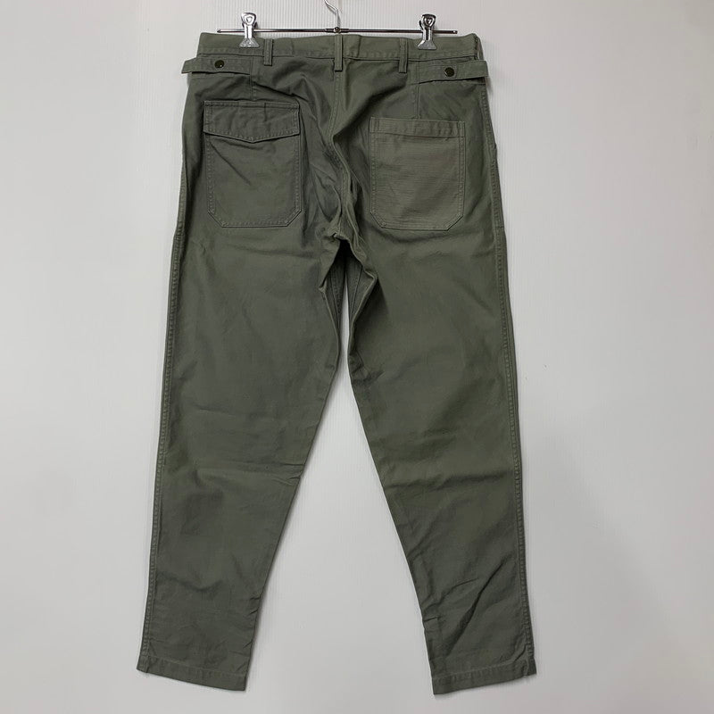 【中古品】【メンズ】 WORKERS ワーカーズ BUTTON FLY BAKER PANTS ボタンフライ ベイカーパンツ ボトムス 156-260301-as-25-izu サイズ：L カラー：グリーン系 万代Net店