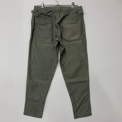 【中古品】【メンズ】 WORKERS ワーカーズ BUTTON FLY BAKER PANTS ボタンフライ ベイカーパンツ ボトムス 156-260301-as-25-izu サイズ：L カラー：グリーン系 万代Net店