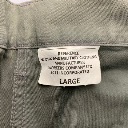 【中古品】【メンズ】 WORKERS ワーカーズ BUTTON FLY BAKER PANTS ボタンフライ ベイカーパンツ ボトムス 156-260301-as-25-izu サイズ：L カラー：グリーン系 万代Net店