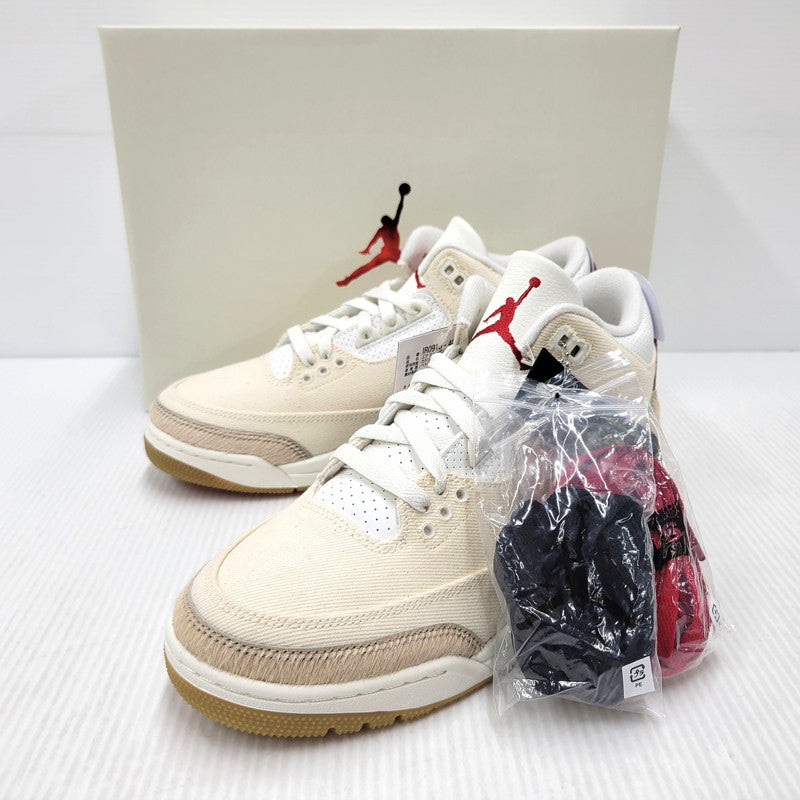 【中古美品】【メンズ】 × LEVI'S リーバイス AIR JORDAN 3 RTR LSC LNY SP IR0910-400 エア ジョーダン 3 スニーカー シューズ 靴 160-260301-as-08-izu サイズ：26.5cm カラー：DENIM/SAIL-GYM RED 万代Net店