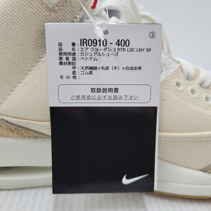 【中古美品】【メンズ】 × LEVI'S リーバイス AIR JORDAN 3 RTR LSC LNY SP IR0910-400 エア ジョーダン 3 スニーカー シューズ 靴 160-260301-as-08-izu サイズ：26.5cm カラー：DENIM/SAIL-GYM RED 万代Net店