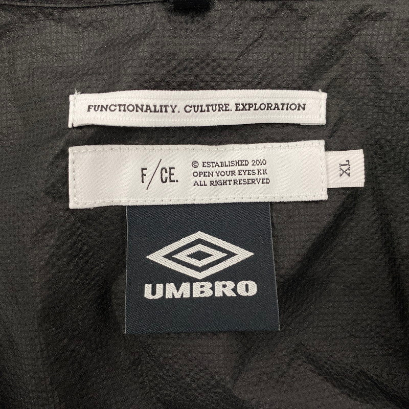 【中古美品】【メンズ】 F/CE. エフシーイー × UMBRO アンブロ IRON PETAL TRACK JACKET FSP07261U0002 アイアン ペタル トラックジャケット 140-260301-as-15-izu サイズ：XL カラー：ブラック 万代Net店