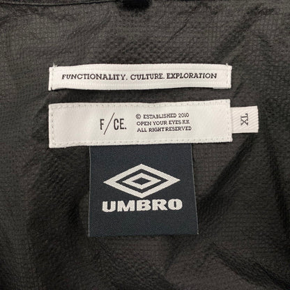 【中古美品】【メンズ】 F/CE. エフシーイー × UMBRO アンブロ IRON PETAL TRACK JACKET FSP07261U0002 アイアン ペタル トラックジャケット 140-260301-as-15-izu サイズ：XL カラー：ブラック 万代Net店