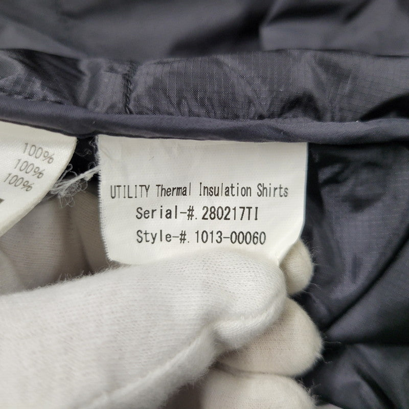 【中古品】【メンズ】 UTILITY THERMAL INSULATION SHIRTS 1013-00060 ユーティリティー サーマル インサレーション シャツ ジャケット 144-260306-as-17-izu カラー：ブラック 万代Net店