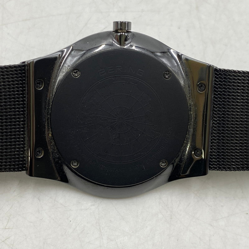【中古品】【メンズ/レディース】 BERING ベーリング ULTRA SLIM CERAMIC ANALOG QUARTZ ウルトラ スリム セラミック アナログ クオーツ 腕時計 197-260607-as-22-izu カラー：ブルー×ブラック 万代Net店