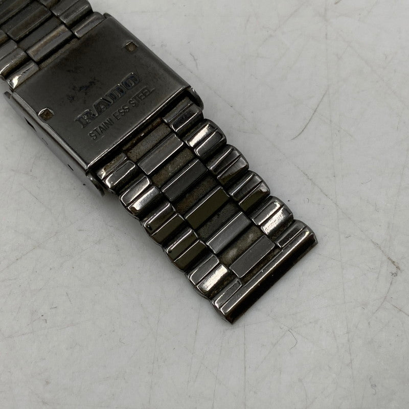 【中古品】【メンズ/レディース】 RADO ラドー 132.9504.3 4P DIA STAR ANALOG QUARTZ ダイヤスター アナログ クォーツ 腕時計 時計 197-260603-kh-04-izu カラー：ブラック 万代Net店