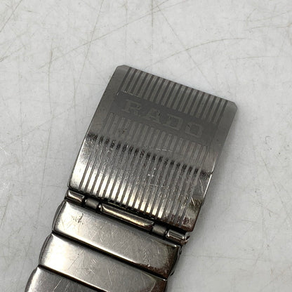 【中古品】【メンズ/レディース】 RADO ラドー 132.9504.3 4P DIA STAR ANALOG QUARTZ ダイヤスター アナログ クォーツ 腕時計 時計 197-260603-kh-04-izu カラー：ブラック 万代Net店