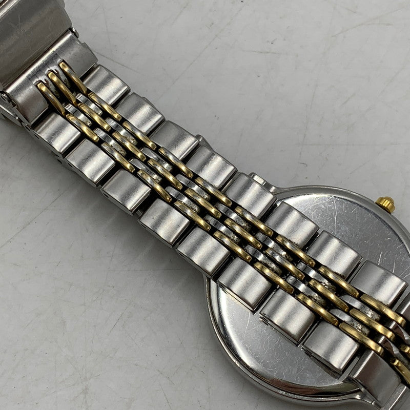 【中古品】【メンズ/レディース】 YVES SAINT LAURENT イヴ・サンローラン 5421-H10031Y ANALOG QUARTZ アナログ クォーツ 腕時計 時計 197-260603-kh-03-izu カラー：シルバー 万代Net店