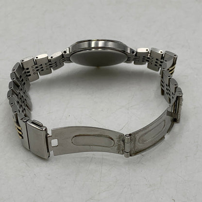 【中古品】【メンズ/レディース】 YVES SAINT LAURENT イヴ・サンローラン 5421-H10031Y ANALOG QUARTZ アナログ クォーツ 腕時計 時計 197-260603-kh-03-izu カラー：シルバー 万代Net店