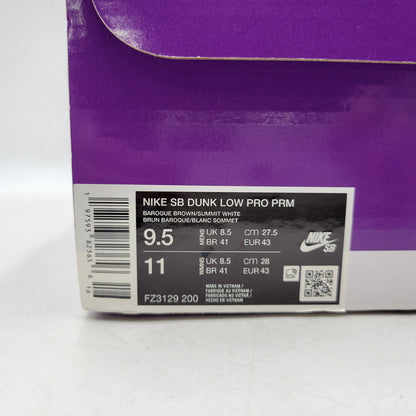 【現状渡し品】【メンズ】 FZ3129-200 DUNK LOW PRO ダンク ロウ プロ スニーカー シューズ 靴 160-260310-ya-13-izu サイズ：27.5cm カラー：BAROQUE BROWN/SUMMIT WHITE 万代Net店