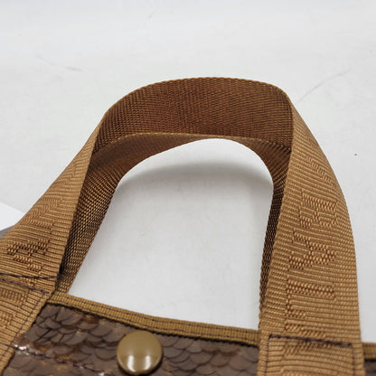 【中古品】【メンズ/レディース】 2-WAY SEQUIN TOTE BAG トートバッグ カバン 188-260301-yn-02-izu カラー：ブラウン 万代Net店