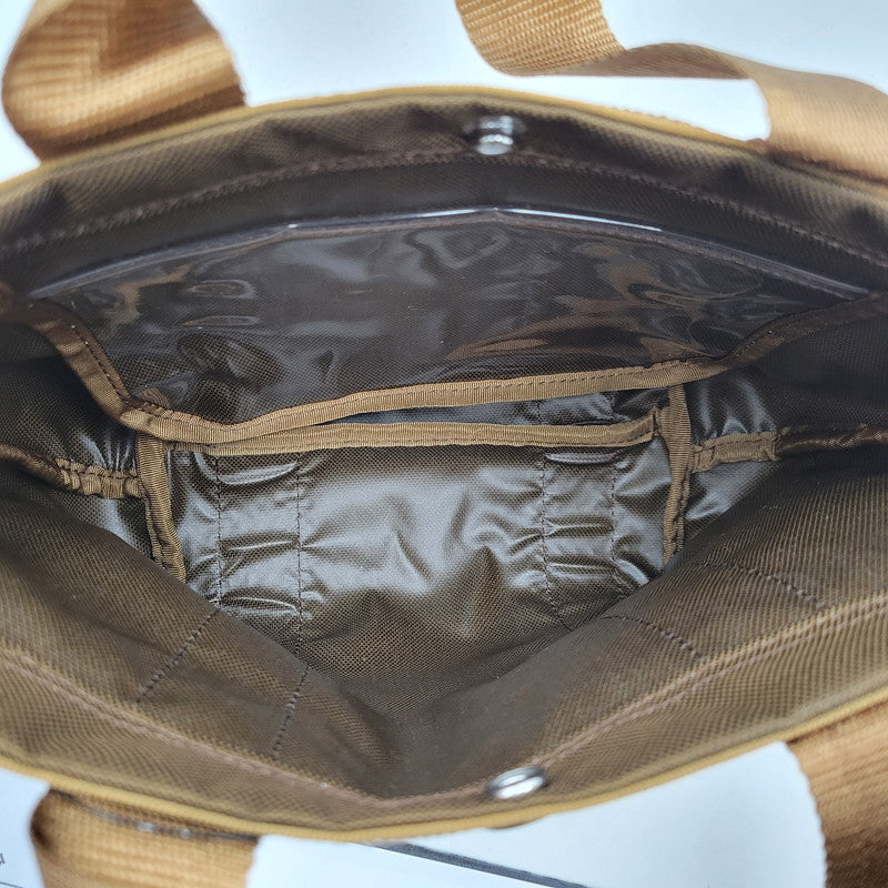 【中古品】【メンズ/レディース】 2-WAY SEQUIN TOTE BAG トートバッグ カバン 188-260301-yn-02-izu カラー：ブラウン 万代Net店