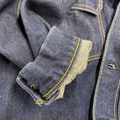 【中古品】【メンズ】 LEVI’S PREMIUM リーバイスプレミアム TYPE-2 DENIM JACKET PC9-0022T-0000 デニムジャケット 刻印5286 アウター 145-260301-as-16-izu サイズ：3XL カラー：インディゴ 万代Net店