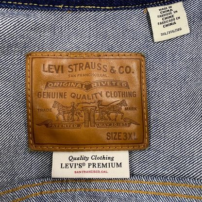 【中古品】【メンズ】 LEVI’S PREMIUM リーバイスプレミアム TYPE-2 DENIM JACKET PC9-0022T-0000 デニムジャケット 刻印5286 アウター 145-260301-as-16-izu サイズ：3XL カラー：インディゴ 万代Net店