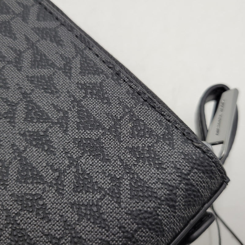 【中古美品】【メンズ/レディース】 Michael Kors マイケルコース 36S5LCON8B MONEY BAG WALLET マネー バッグ ウォレット カバン 180-260302-kh-01-izu カラー：ブラック 万代Net店