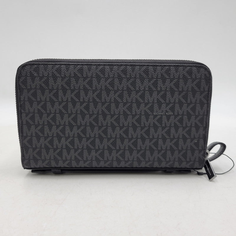 【中古美品】【メンズ/レディース】 Michael Kors マイケルコース 36S5LCON8B MONEY BAG WALLET マネー バッグ ウォレット カバン 180-260302-kh-01-izu カラー：ブラック 万代Net店