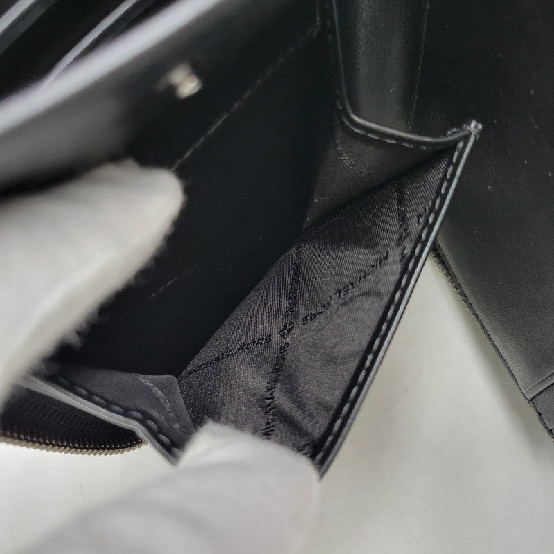 【中古美品】【メンズ/レディース】 Michael Kors マイケルコース 36S5LCON8B MONEY BAG WALLET マネー バッグ ウォレット カバン 180-260302-kh-01-izu カラー：ブラック 万代Net店