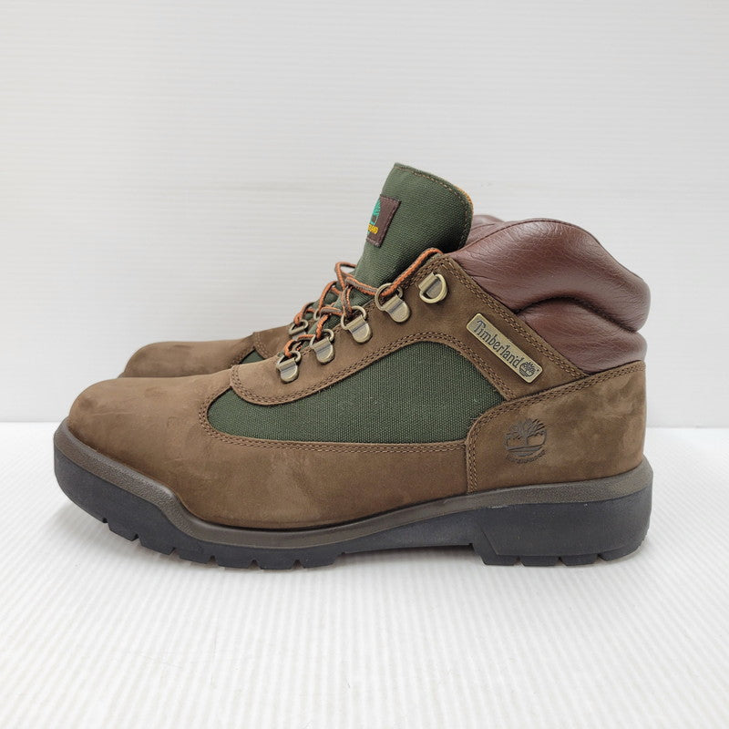 【中古品】【メンズ】 FIELD BOOT TB0A18A6ZD47 フィールドブーツ シューズ 靴 164-260301-as-02-izu サイズ：28.5cm カラー：ブラウン×グリーン 万代Net店