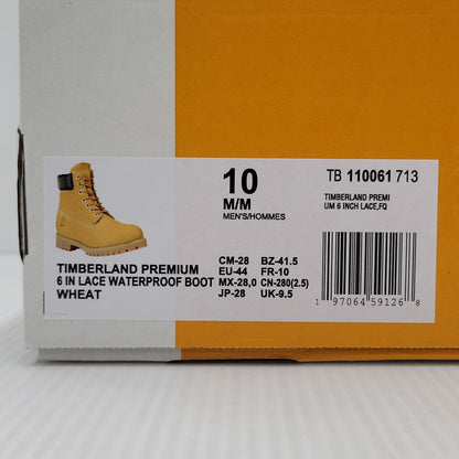 【中古品】【メンズ】 6IN PREMIUM BOOTS WP 10061 713 6インチ プレミアムブーツ ウォータープルーフ シューズ 靴 164-260301-as-03-izu サイズ：28cm カラー：WHEAT 万代Net店