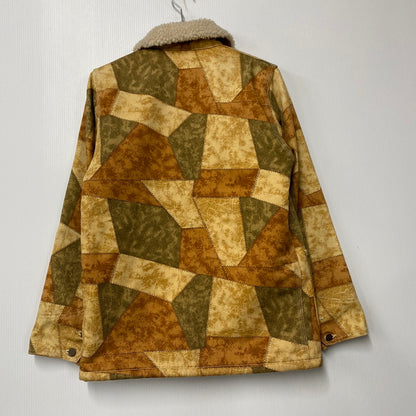【中古品】【メンズ】 PATCH WORK PRINT BOA COVERALL パッチワークプリントボアカバーオール アウター 145-260301-tt-08-izu サイズ：36 カラー：ブラウン系 万代Net店