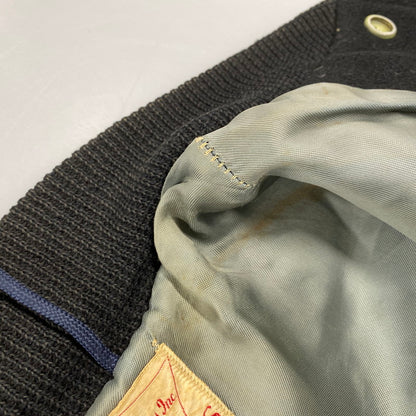【現状渡し品】【メンズ】 OLIVER BROS オリバーブロス STADIUM JACKET スタジアムジャケット スタジャン アウター 146-260301-tt-07-izu サイズ：S カラー：ブラック×イエロー 万代Net店