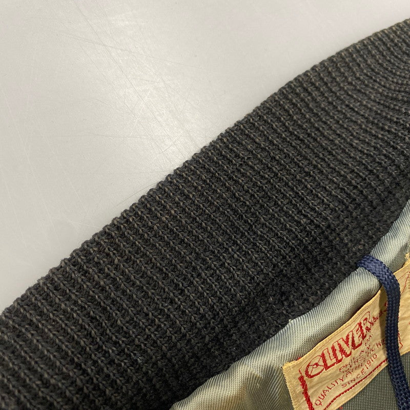 【現状渡し品】【メンズ】 OLIVER BROS オリバーブロス STADIUM JACKET スタジアムジャケット スタジャン アウター 146-260301-tt-07-izu サイズ：S カラー：ブラック×イエロー 万代Net店