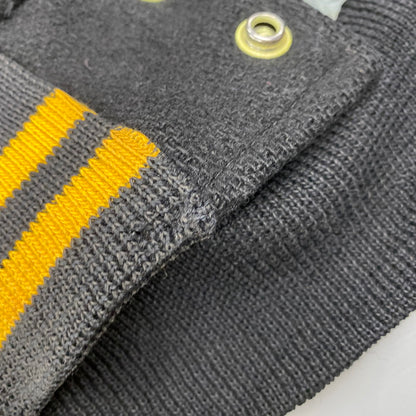 【現状渡し品】【メンズ】 OLIVER BROS オリバーブロス STADIUM JACKET スタジアムジャケット スタジャン アウター 146-260301-tt-07-izu サイズ：S カラー：ブラック×イエロー 万代Net店