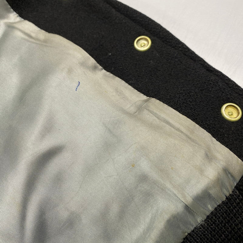 【現状渡し品】【メンズ】 OLIVER BROS オリバーブロス STADIUM JACKET スタジアムジャケット スタジャン アウター 146-260301-tt-07-izu サイズ：S カラー：ブラック×イエロー 万代Net店
