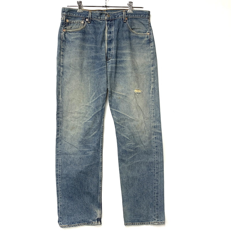 【中古品】【メンズ】 DENIM PANTS 501-6182 デニムパンツ 刻印501 USA製 ジーンズ ボトムス 157-260301-as-21-izu サイズ：36×32 カラー：インディゴ 万代Net店