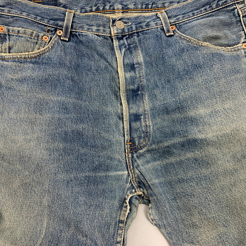 【中古品】【メンズ】 DENIM PANTS 501-6182 デニムパンツ 刻印501 USA製 ジーンズ ボトムス 157-260301-as-21-izu サイズ：36×32 カラー：インディゴ 万代Net店