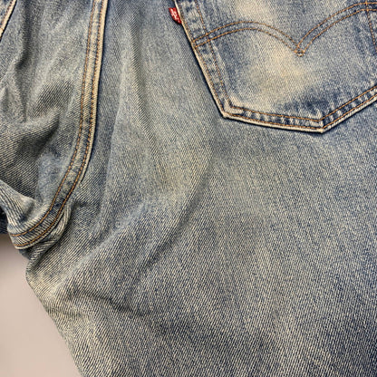 【中古品】【メンズ】 DENIM PANTS 501-6182 デニムパンツ 刻印501 USA製 ジーンズ ボトムス 157-260301-as-21-izu サイズ：36×32 カラー：インディゴ 万代Net店