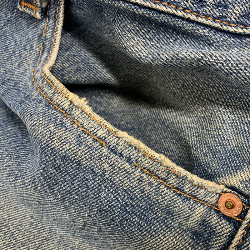 【中古品】【メンズ】 DENIM PANTS 501-6182 デニムパンツ 刻印501 USA製 ジーンズ ボトムス 157-260301-as-21-izu サイズ：36×32 カラー：インディゴ 万代Net店