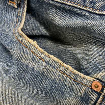 【中古品】【メンズ】 DENIM PANTS 501-6182 デニムパンツ 刻印501 USA製 ジーンズ ボトムス 157-260301-as-21-izu サイズ：36×32 カラー：インディゴ 万代Net店