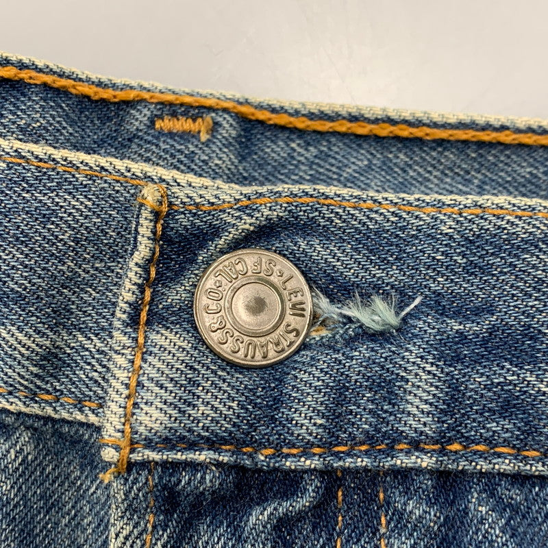 【中古品】【メンズ】 DENIM PANTS 501-6182 デニムパンツ 刻印501 USA製 ジーンズ ボトムス 157-260301-as-21-izu サイズ：36×32 カラー：インディゴ 万代Net店