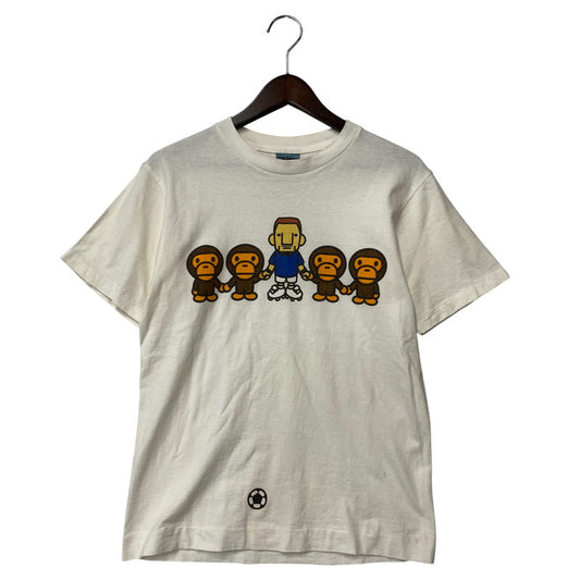【中古品】【メンズ】 BABY MILO SS TEE ベイビーマイロ ショートスリーブ Tシャツ 中田英寿 半袖 トップス 142-260306-as-06-izu サイズ：S カラー：ホワイト 万代Net店