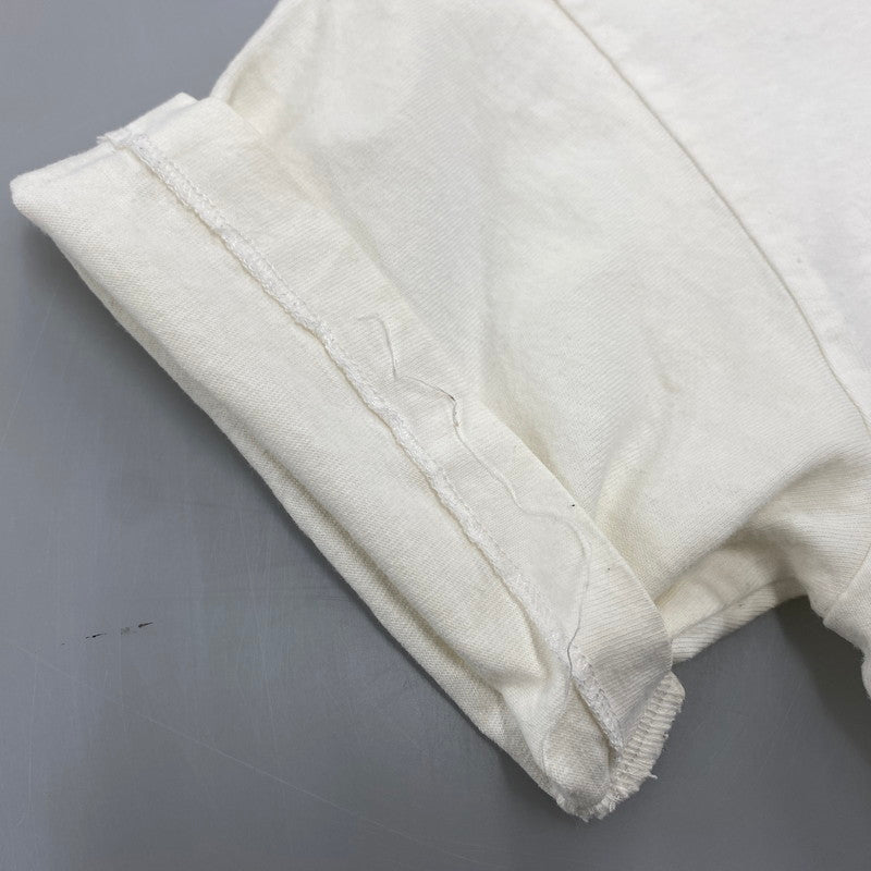 【中古品】【メンズ】 BABY MILO SS TEE ベイビーマイロ ショートスリーブ Tシャツ 中田英寿 半袖 トップス 142-260306-as-06-izu サイズ：S カラー：ホワイト 万代Net店