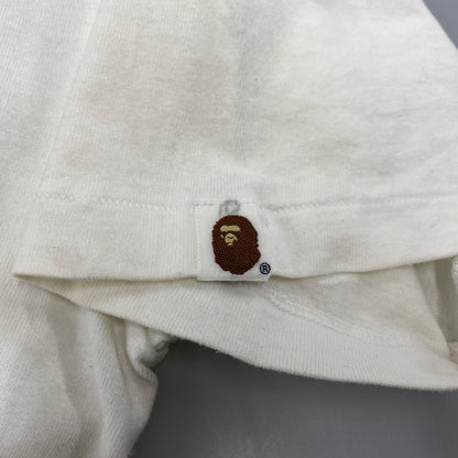 【中古品】【メンズ】 BABY MILO SS TEE ベイビーマイロ ショートスリーブ Tシャツ 中田英寿 半袖 トップス 142-260306-as-06-izu サイズ：S カラー：ホワイト 万代Net店