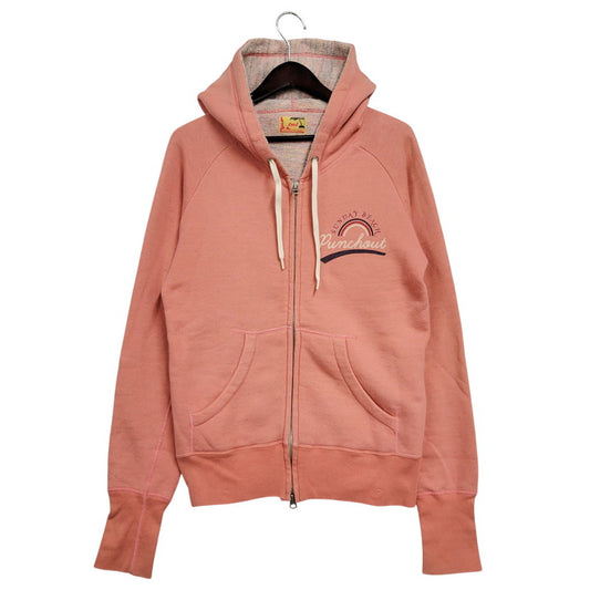 【中古品】【メンズ】 ZIP UP HOODED SWEATSHIRT THP-S1005 ジップアップ フーデッド スウェットシャツ パーカー 長袖 トップス 145-260306-as-09-izu サイズ：S カラー：ピンク 万代Net店
