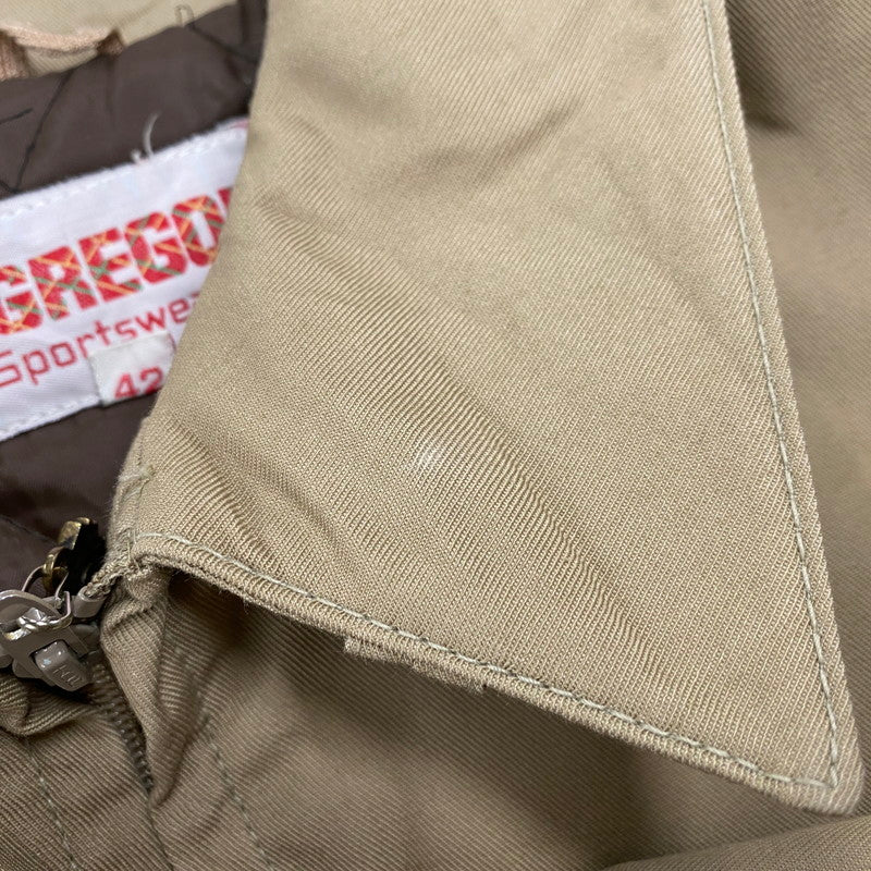 【中古品】【メンズ】 MCGREGOR SPORTSWEAR マックレガー TALON ZIP QUILTING LINER ZIP UP JACKET キルティングライナー ジップアップ ジャケット 146-260301-as-14-izu サイズ：42 カラー：ベージュ 万代Net店