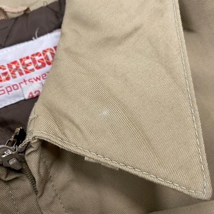 【中古品】【メンズ】 MCGREGOR SPORTSWEAR マックレガー TALON ZIP QUILTING LINER ZIP UP JACKET キルティングライナー ジップアップ ジャケット 146-260301-as-14-izu サイズ：42 カラー：ベージュ 万代Net店