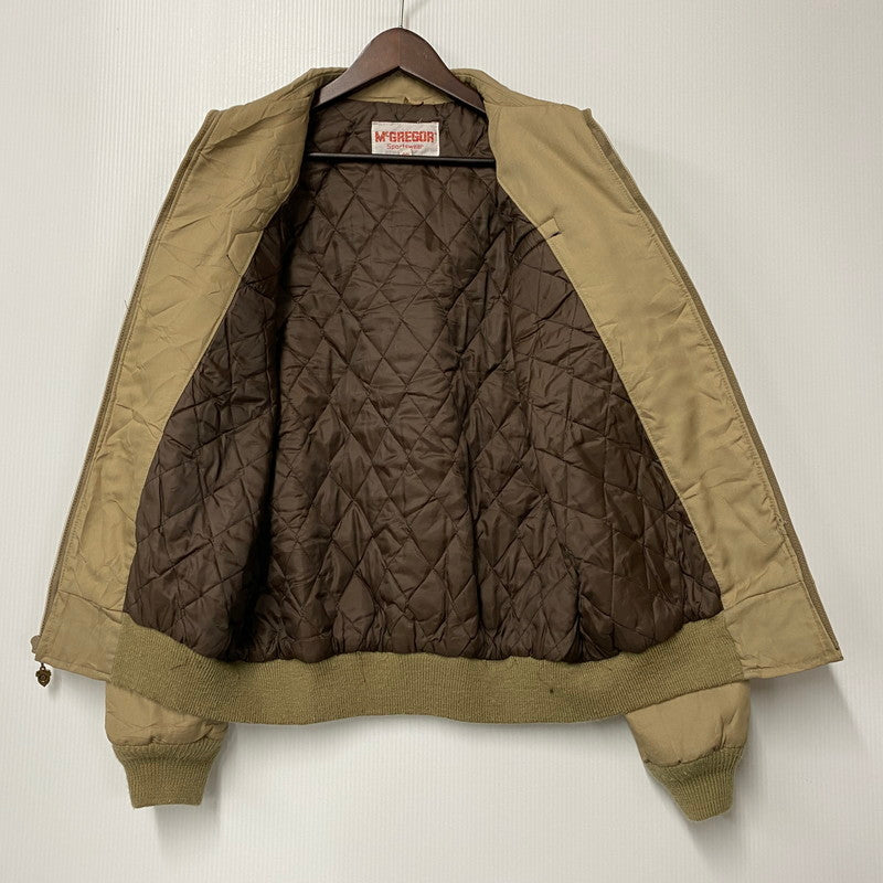 【中古品】【メンズ】 MCGREGOR SPORTSWEAR マックレガー TALON ZIP QUILTING LINER ZIP UP JACKET キルティングライナー ジップアップ ジャケット 146-260301-as-14-izu サイズ：42 カラー：ベージュ 万代Net店