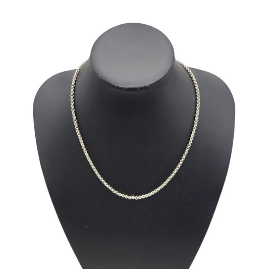 【中古品】【メンズ/レディース】 UNKNOWN アンノウン 925 甲丸チェーン ネックレス アクセサリー 192-260302-kh-03-izu カラー：シルバー 万代Net店