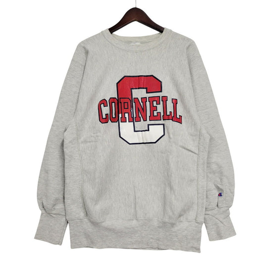【中古品】【メンズ】 CORNELL UNIVERSITY REVERSE WEAVE CREWNECK SWEAT コーネル ユニバーシティ リバースウィーブ クルーネック スウェット トップス 長袖 146-260302-kh-10-izu サイズ：XL カラー：グレー 万代Net店