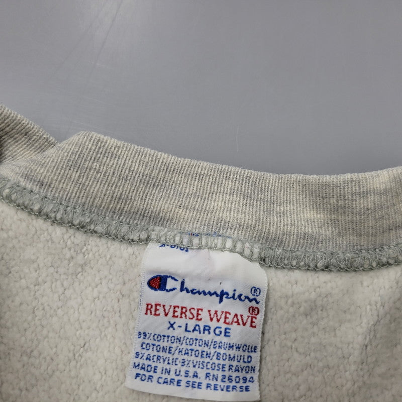 【中古品】【メンズ】 CORNELL UNIVERSITY REVERSE WEAVE CREWNECK SWEAT コーネル ユニバーシティ リバースウィーブ クルーネック スウェット トップス 長袖 146-260302-kh-10-izu サイズ：XL カラー：グレー 万代Net店