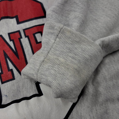 【中古品】【メンズ】 CORNELL UNIVERSITY REVERSE WEAVE CREWNECK SWEAT コーネル ユニバーシティ リバースウィーブ クルーネック スウェット トップス 長袖 146-260302-kh-10-izu サイズ：XL カラー：グレー 万代Net店