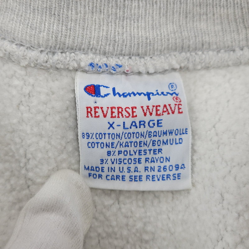 【中古品】【メンズ】 Champion チャンピオン MICHIGAN STATE REVERSE WEAVE CREWNECK SWEAT ミシガン州 リバースウィーブ クルーネック スウェット トップス 長袖 146-260302-kh-17-izu サイズ：XL カラー：グレー 万代Net店
