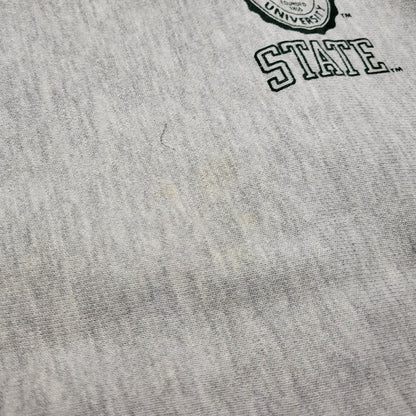 【中古品】【メンズ】 Champion チャンピオン MICHIGAN STATE REVERSE WEAVE CREWNECK SWEAT ミシガン州 リバースウィーブ クルーネック スウェット トップス 長袖 146-260302-kh-17-izu サイズ：XL カラー：グレー 万代Net店