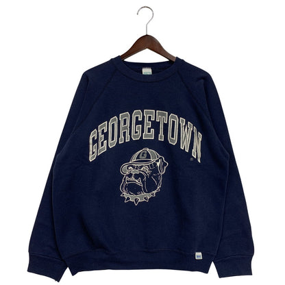 【中古品】【メンズ】 DISCUS ATHLETIC ディスカス アスレチック GEORGETOWN RAGLAN SWEAT SHIRT ジョージタウン ラグラン スウェット シャツ トップス トレーナー 146-260308-ya-03-izu サイズ：下記参照 カラー：ネイビー 万代Net店