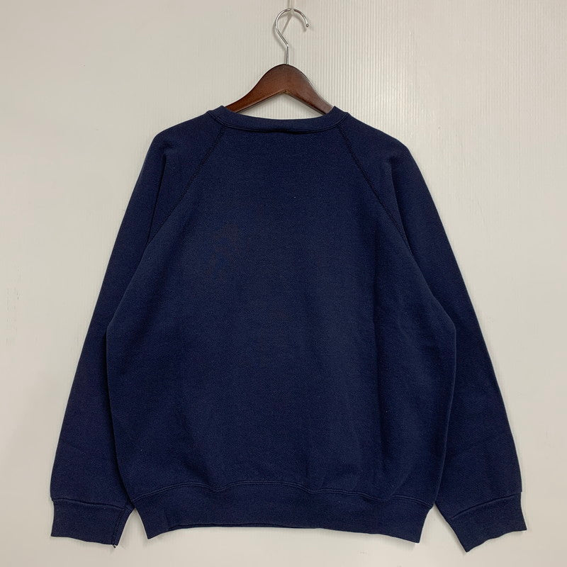【中古品】【メンズ】 DISCUS ATHLETIC ディスカス アスレチック GEORGETOWN RAGLAN SWEAT SHIRT ジョージタウン ラグラン スウェット シャツ トップス トレーナー 146-260308-ya-03-izu サイズ：下記参照 カラー：ネイビー 万代Net店