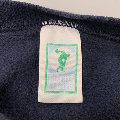 【中古品】【メンズ】 DISCUS ATHLETIC ディスカス アスレチック GEORGETOWN RAGLAN SWEAT SHIRT ジョージタウン ラグラン スウェット シャツ トップス トレーナー 146-260308-ya-03-izu サイズ：下記参照 カラー：ネイビー 万代Net店